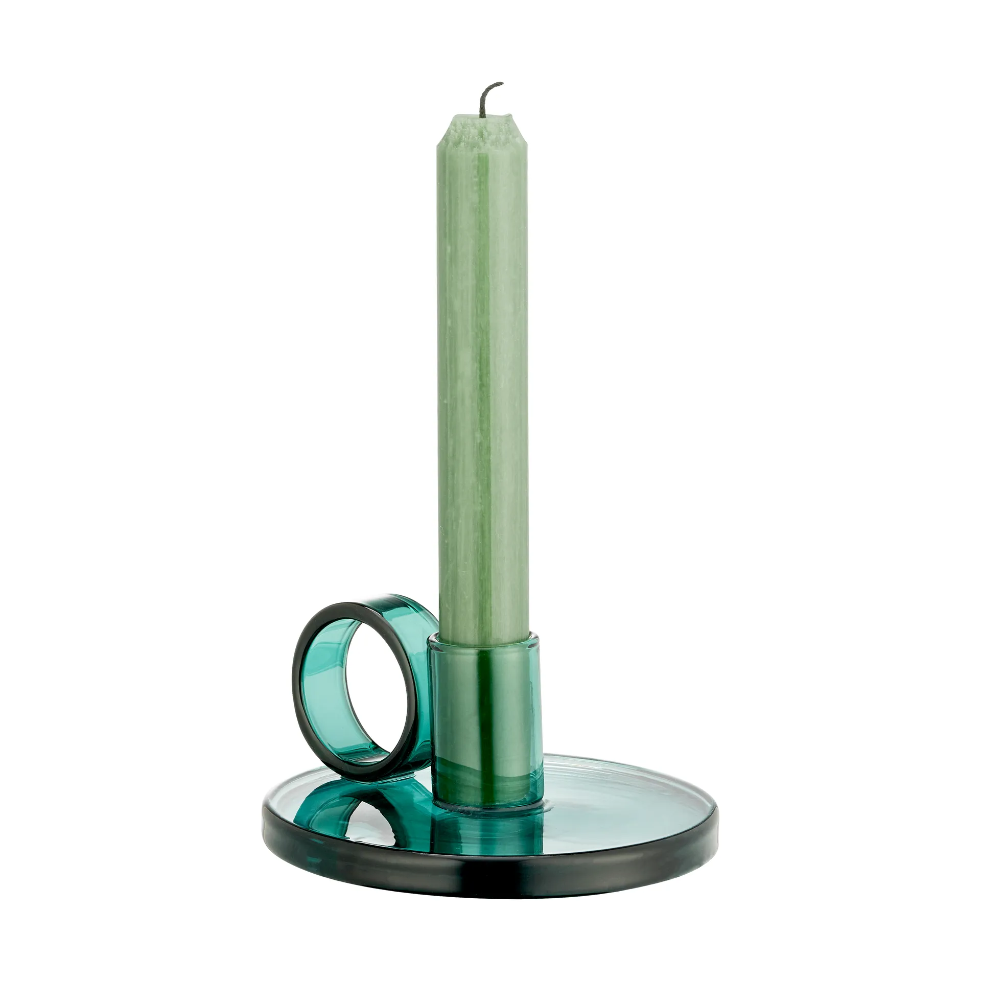 Loop ljusstake Ø11 cm, Teal Muurla