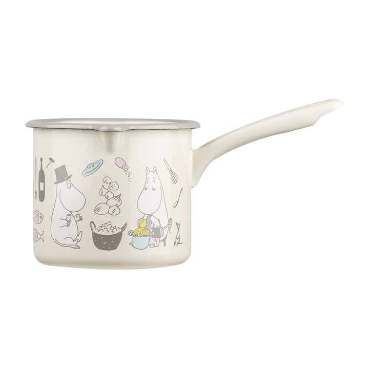 Moomin Bon Appétit kastrull 1,3 liter - Beige - Muurla