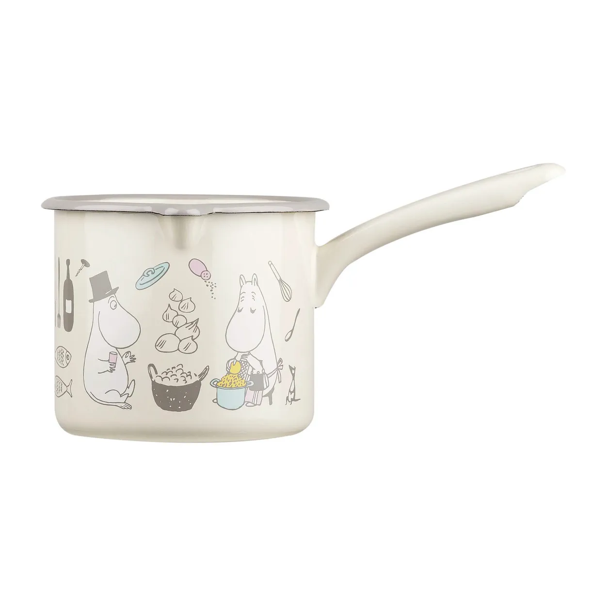muurla moomin bon appétit kastrull 1,3 liter beige