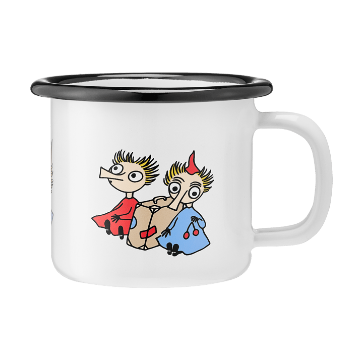 Moomin emaljmugg 1,5 dl - Thingumy and Bob - Muurla