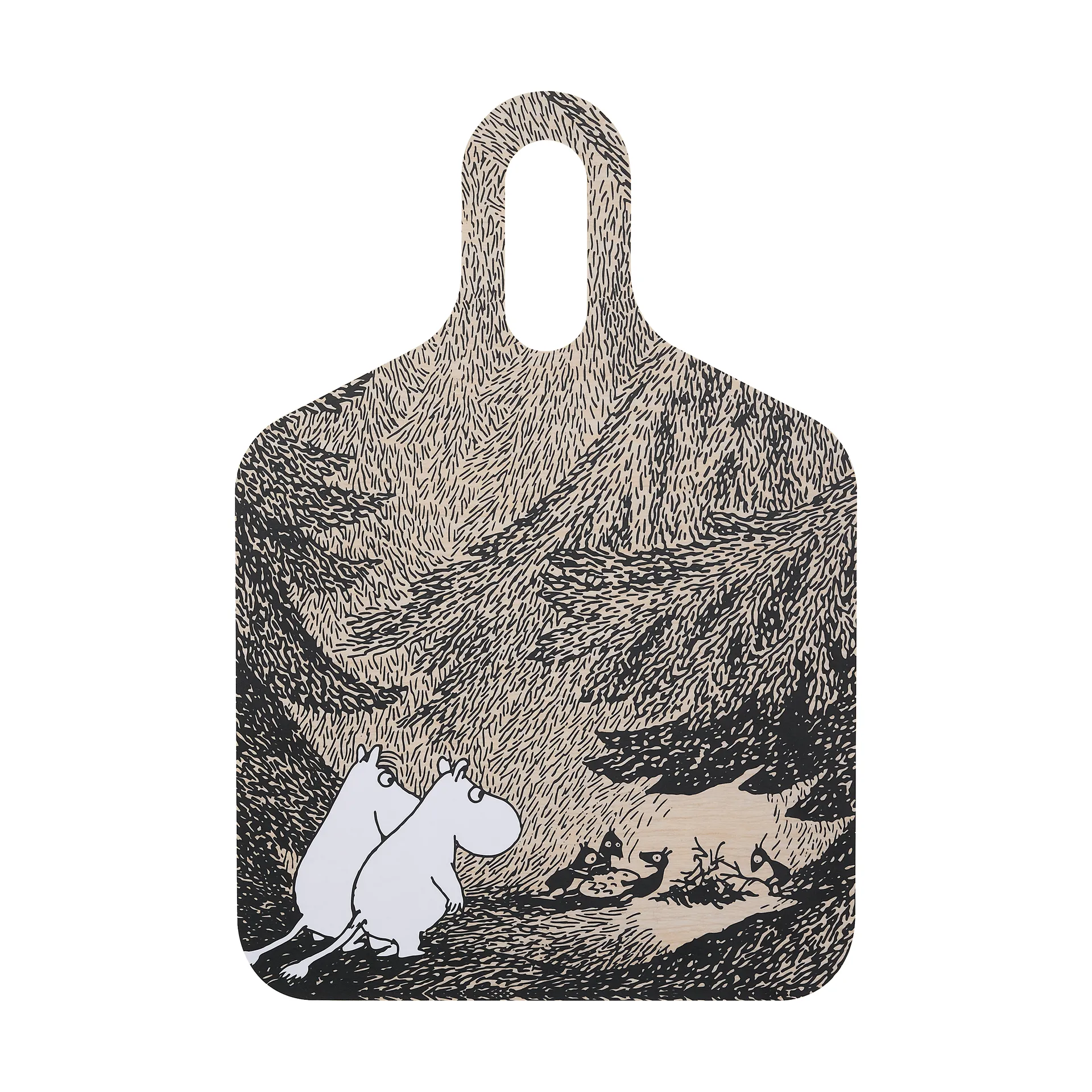 Moomin originals Chop & Serve 30x44 cm, The Pond Muurla