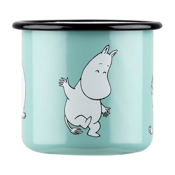 Moomin Retro emaljmugg 37 cl, Mint Muurla