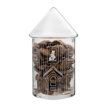 Moominhouse glasburk med lock 30,5 cm - Klar - Muurla