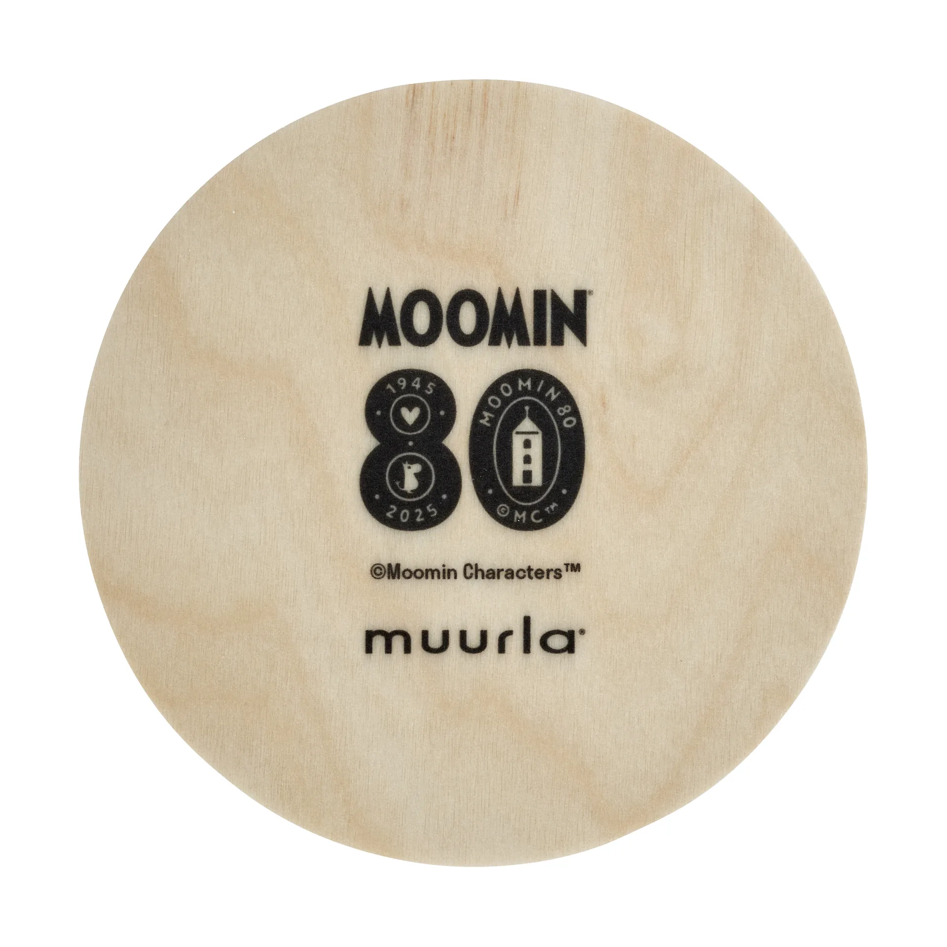 Mumin 80 glasunderlägg Ø11 cm 4-pack, Multi Muurla
