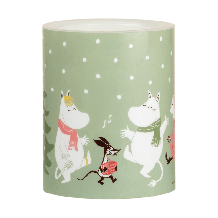 Mumin blockljus LED 12,5 cm, Festive spirits Muurla