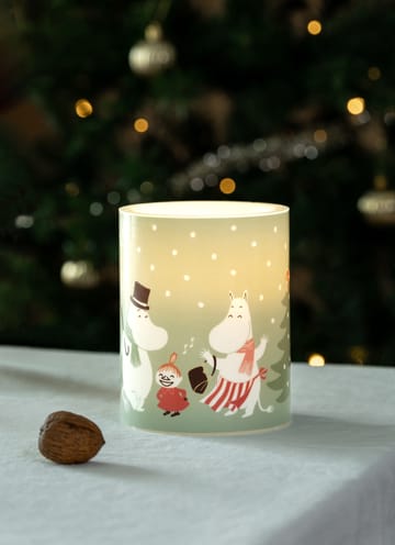 Mumin blockljus LED 12,5 cm - Festive spirits - Muurla