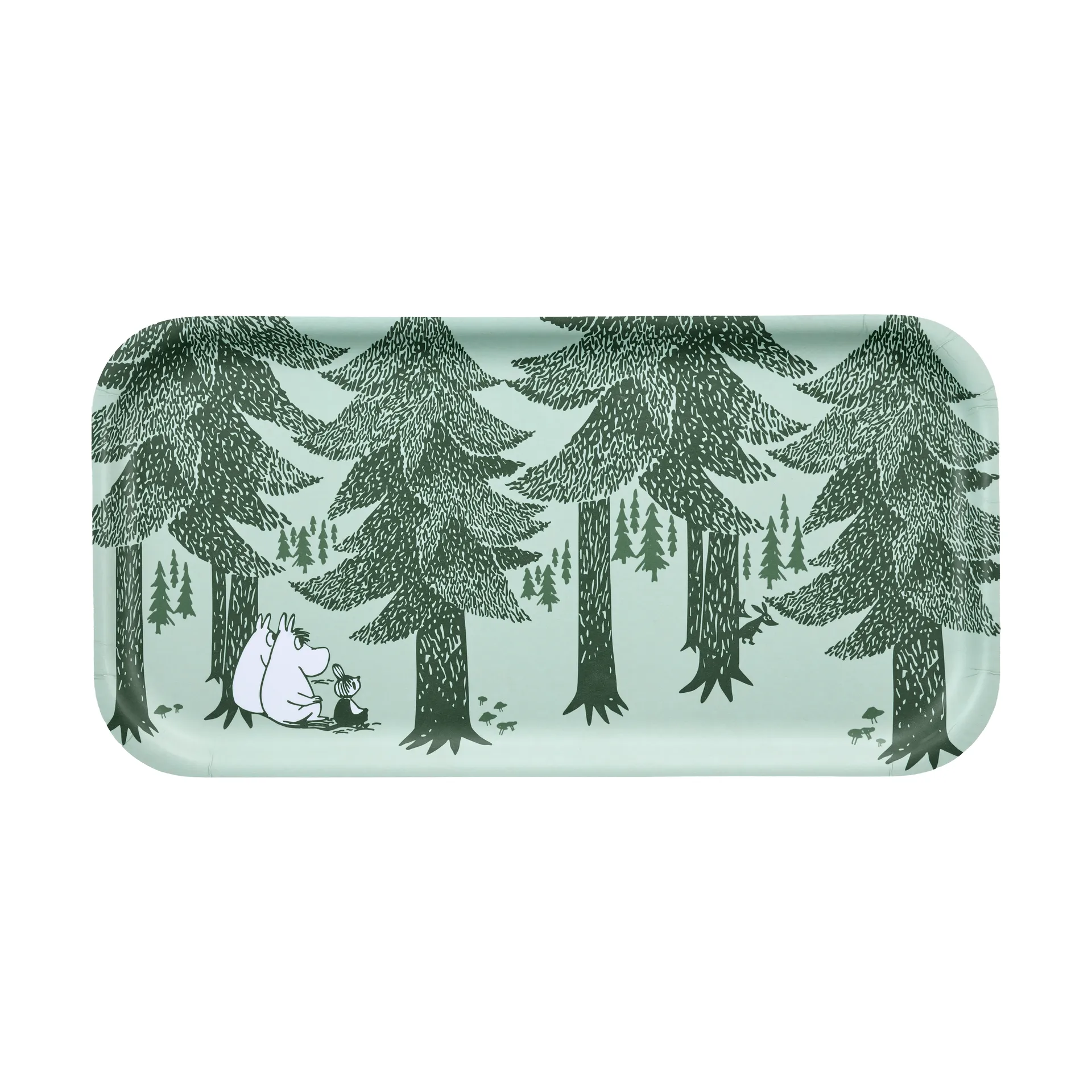 Mumin bricka 22x43 cm, Forest Muurla