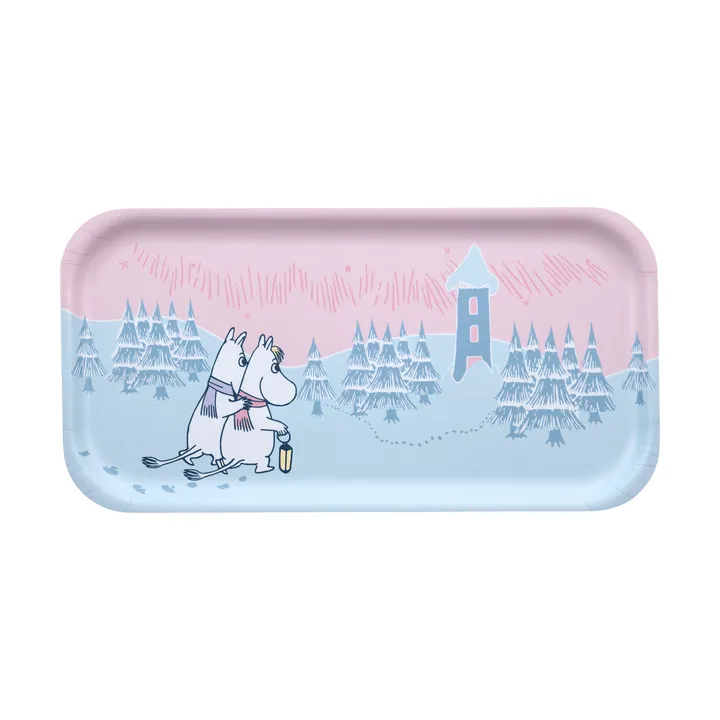 Mumin bricka 22x43 cm - Frosty Day - Muurla