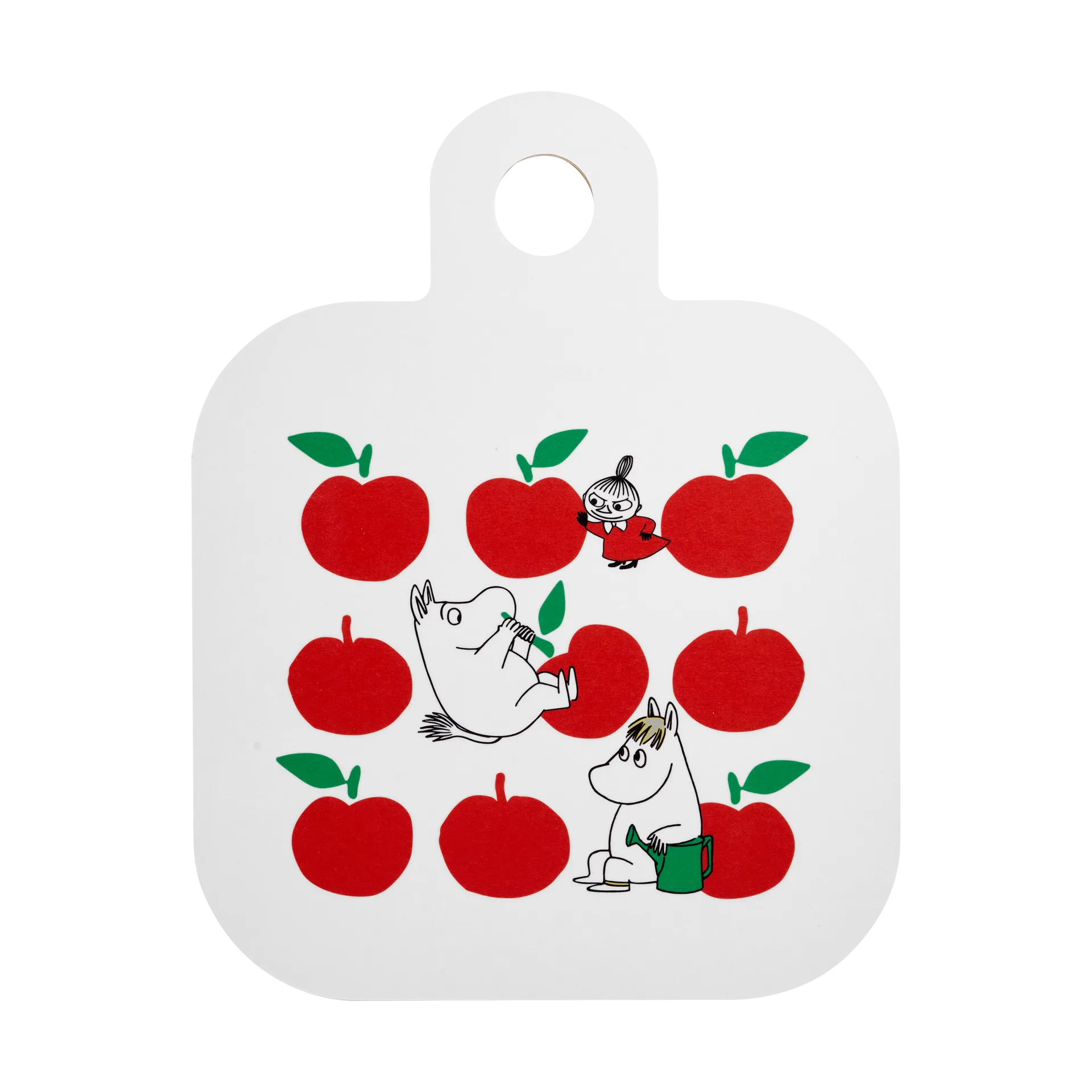 Mumin Chop & Serve skärbräda 25x32 cm, Joyfull Apples Muurla