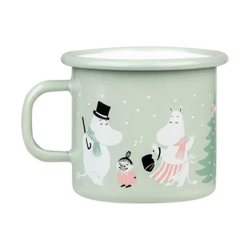 Mumin emaljmugg 25 cl - Festive spirits - Muurla