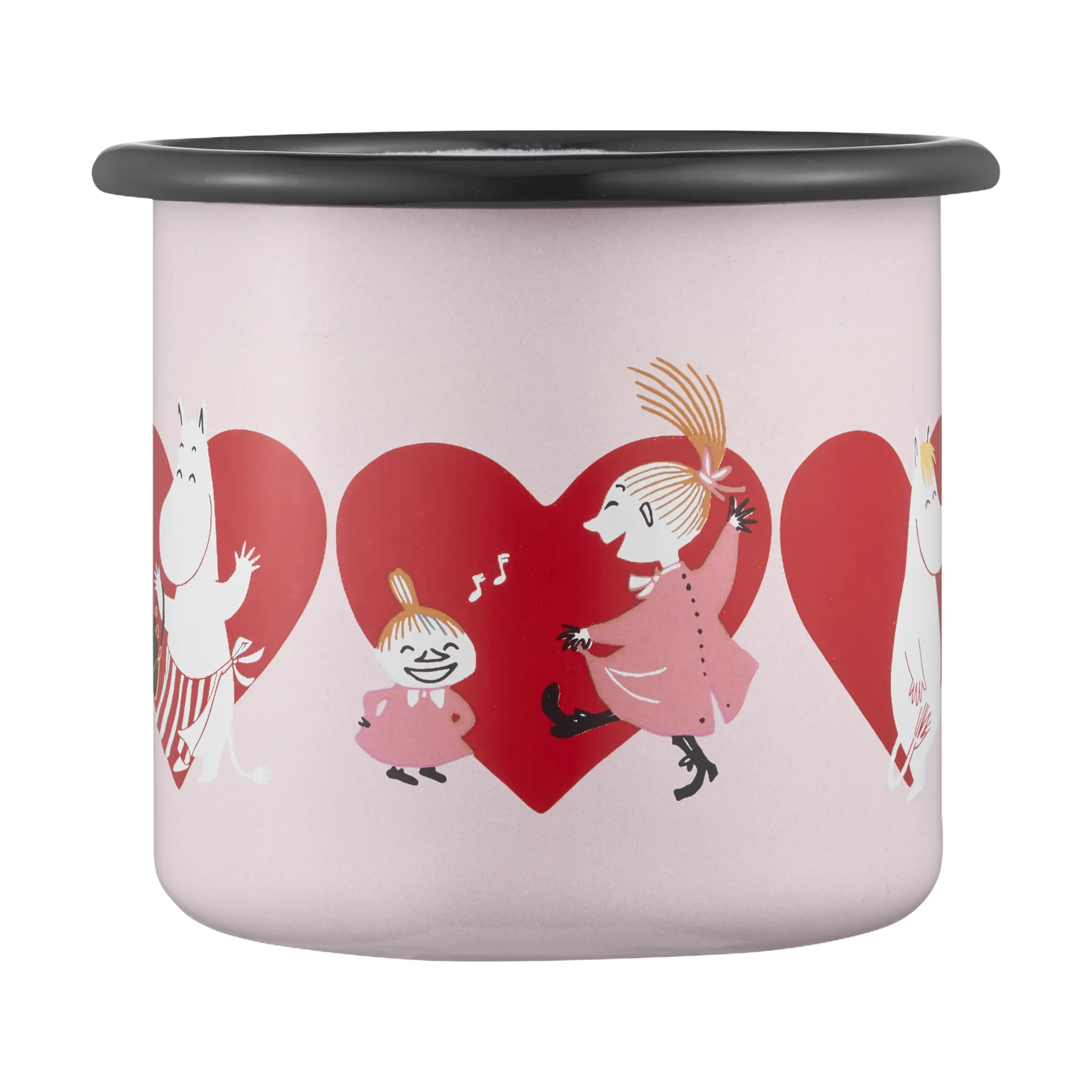 Mumin emaljmugg 25 cl, Heart Muurla