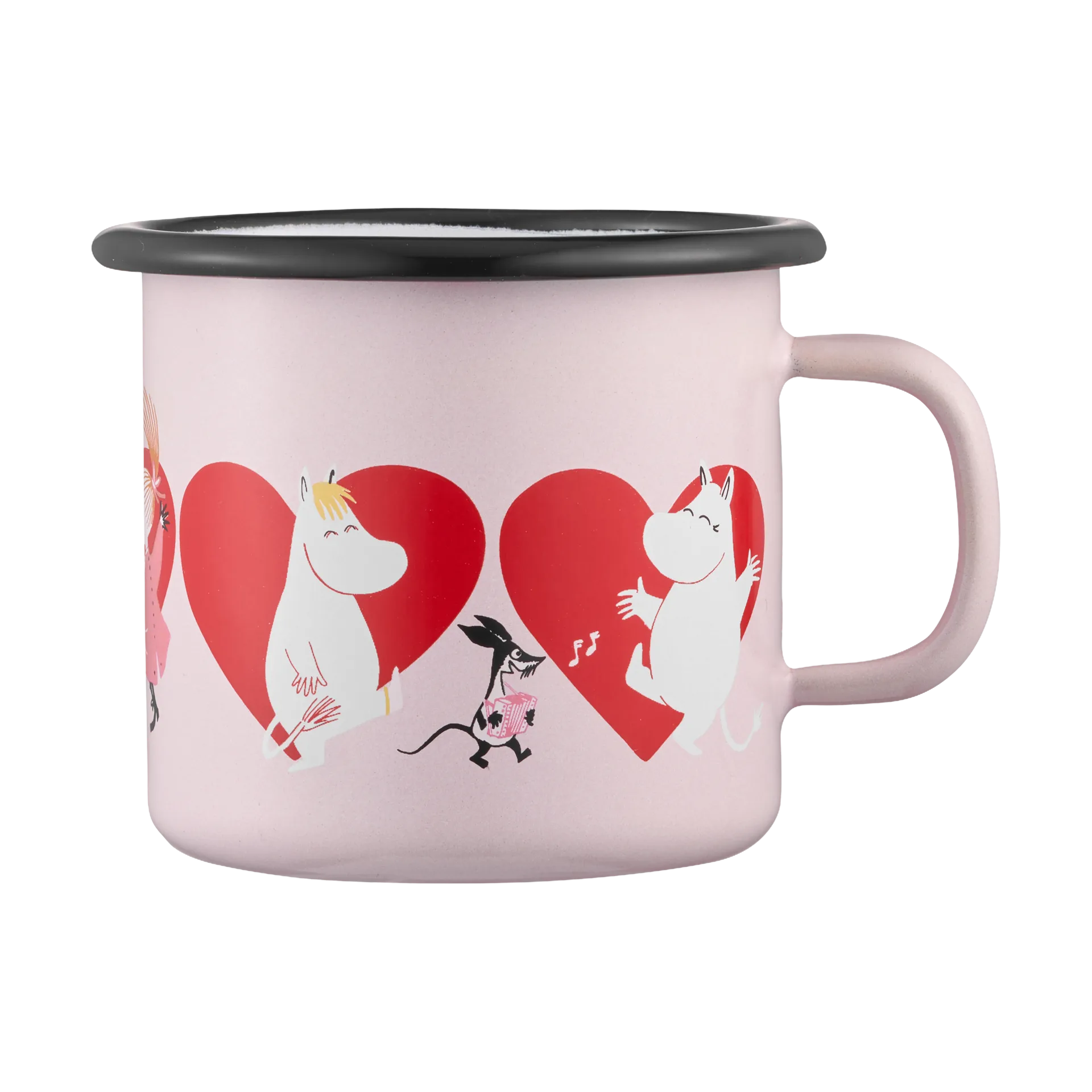 Mumin emaljmugg 25 cl, Heart Muurla
