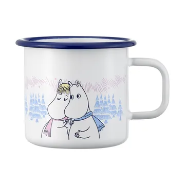 Mumin emaljmugg 37 cl - Frosty Day - Muurla