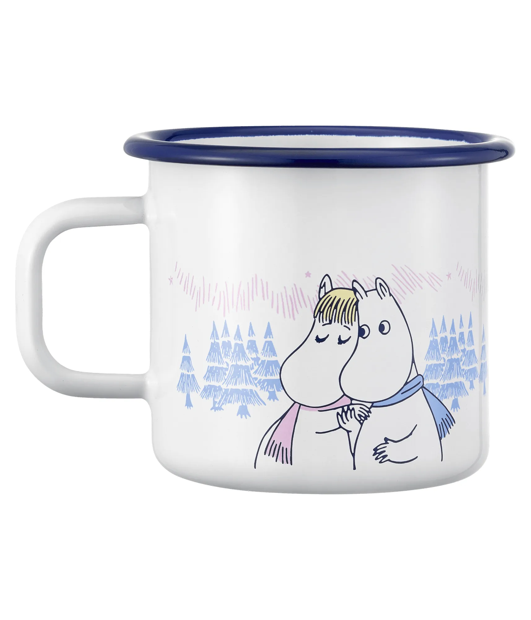 Mumin emaljmugg 37 cl, Frosty Day Muurla