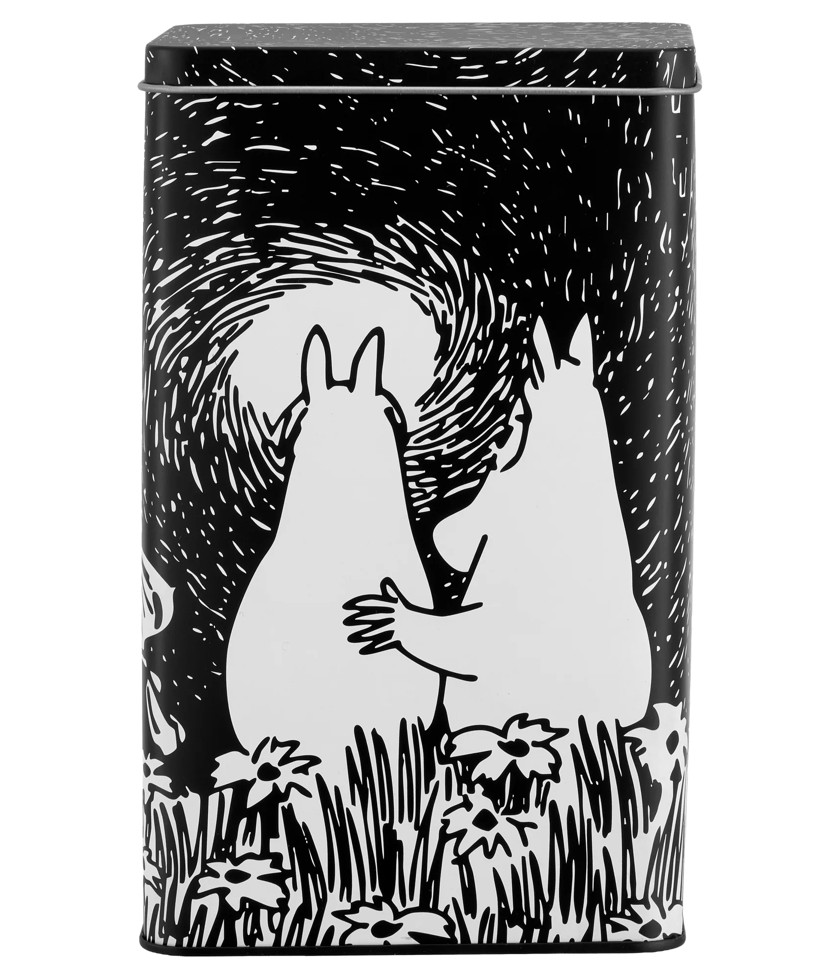 Mumin Friendship kaffeburk plåt, Friendship, 12x8x20 cm Muurla