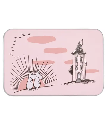 Mumin Friendship plåtburk - Friendship, 12x8x9 cm - Muurla