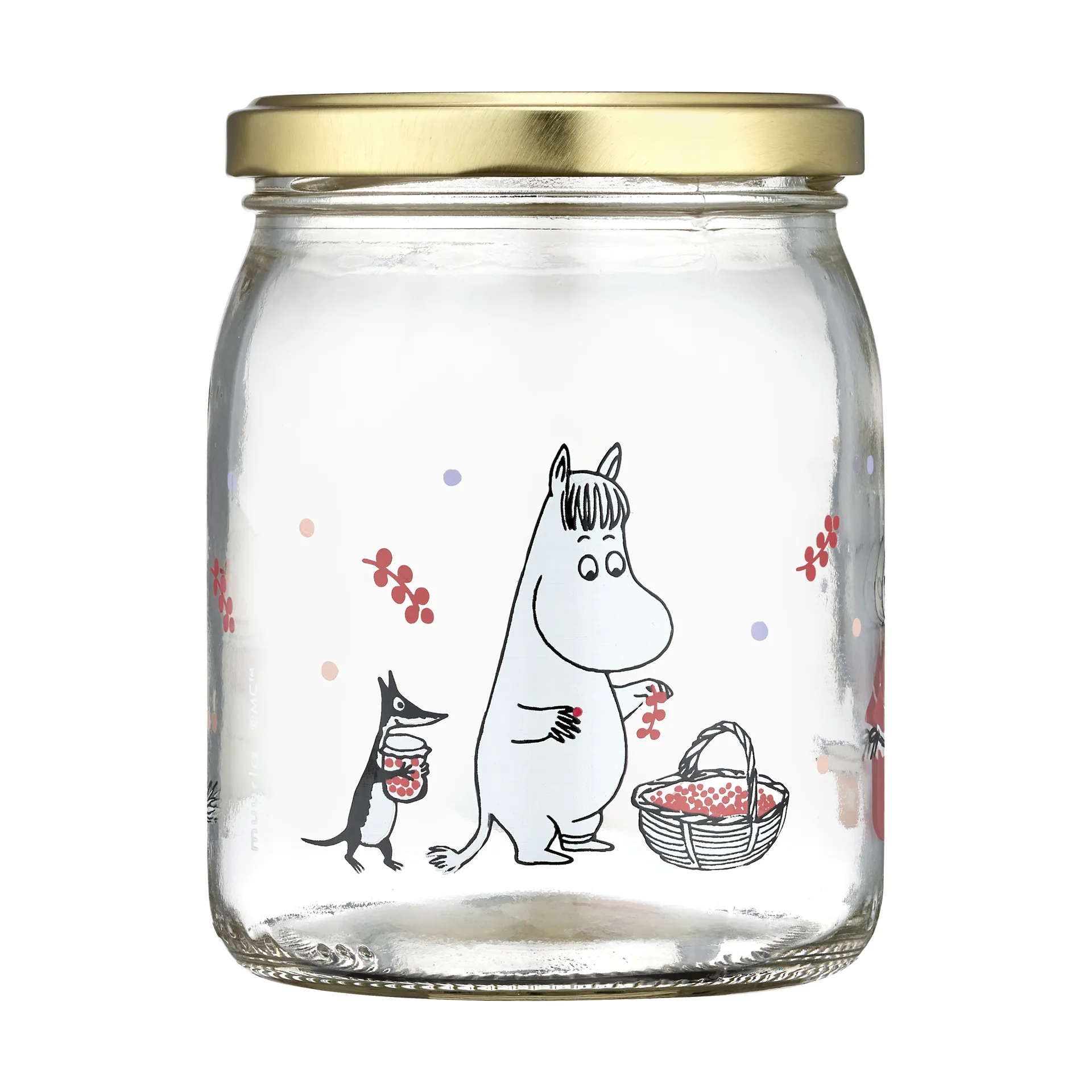 Mumin glasburk 50 cm, Berries Muurla