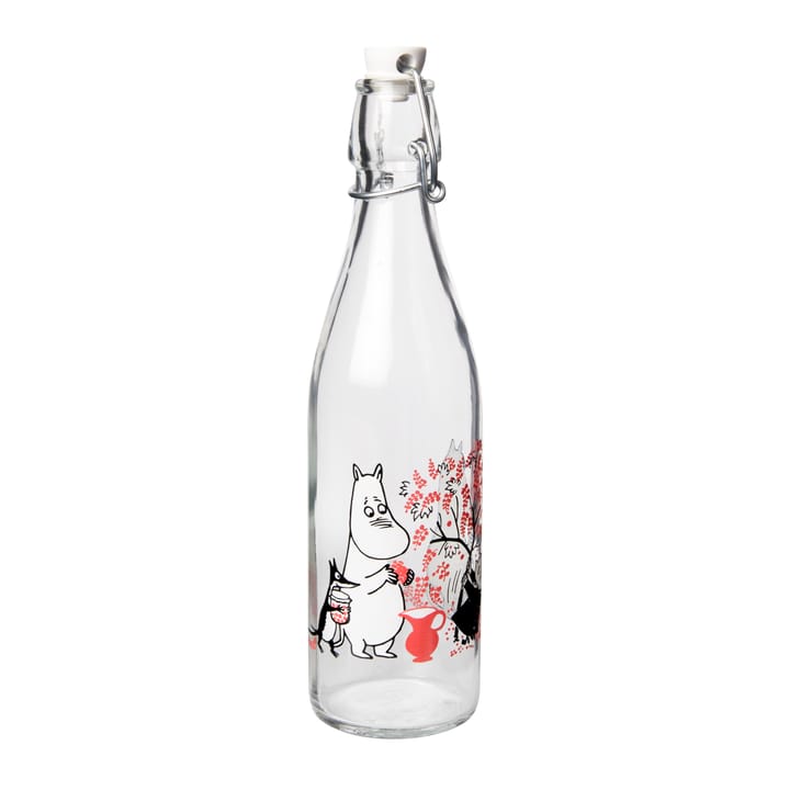 Mumin glasflaska 0,5 l, Berries Muurla