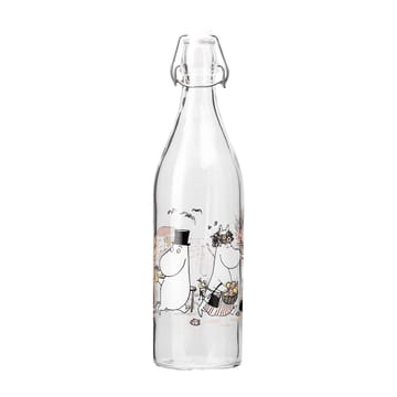 Mumin glasflaska 1 l - The Beach - Muurla