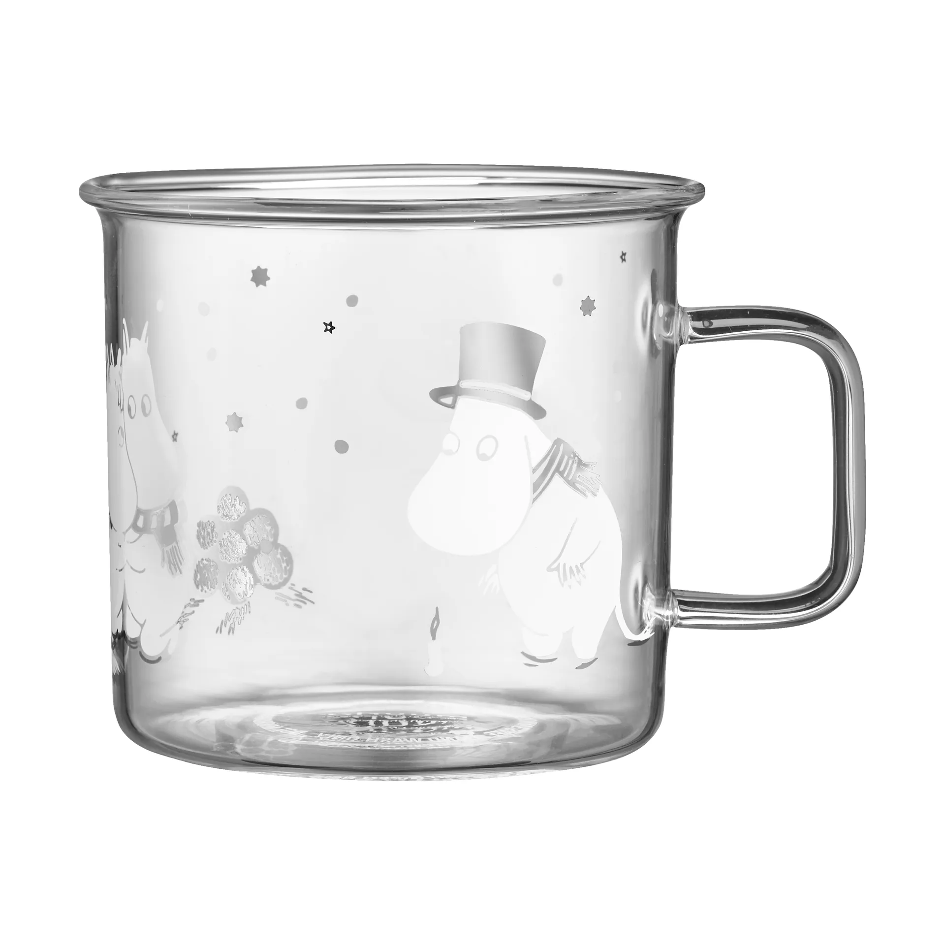 Mumin glasmugg 35 cl, Let it snow Muurla
