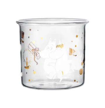 Mumin glasmugg 35 cl - Sparkling stars - Muurla