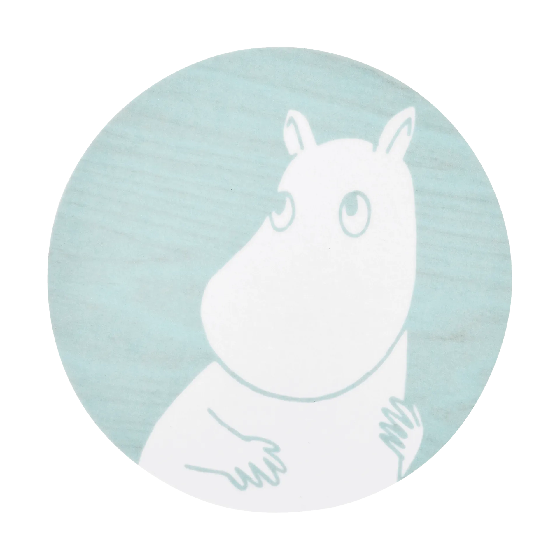 Mumin glasunderlägg Ø10 cm, Momintroll Muurla