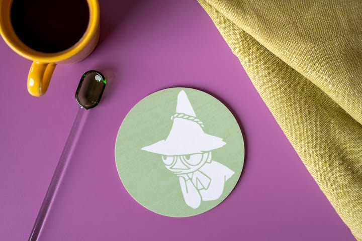 Mumin glasunderlägg Ø10 cm, Snufkin Muurla