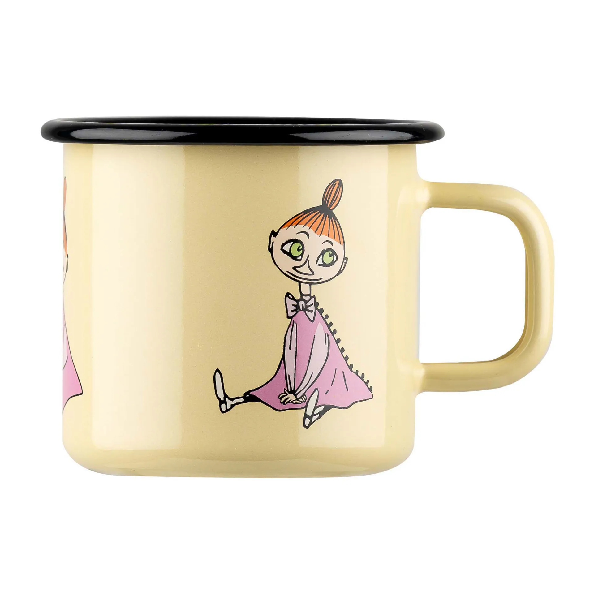 Mymble Retro emaljmugg 37 cl, Yellow Muurla