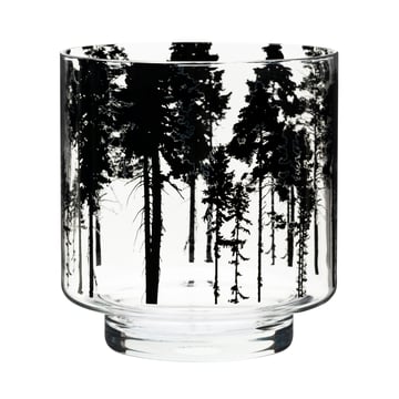 Muurla Nordic The Forest ljuslykta/vas 17 cm Klar-svart
