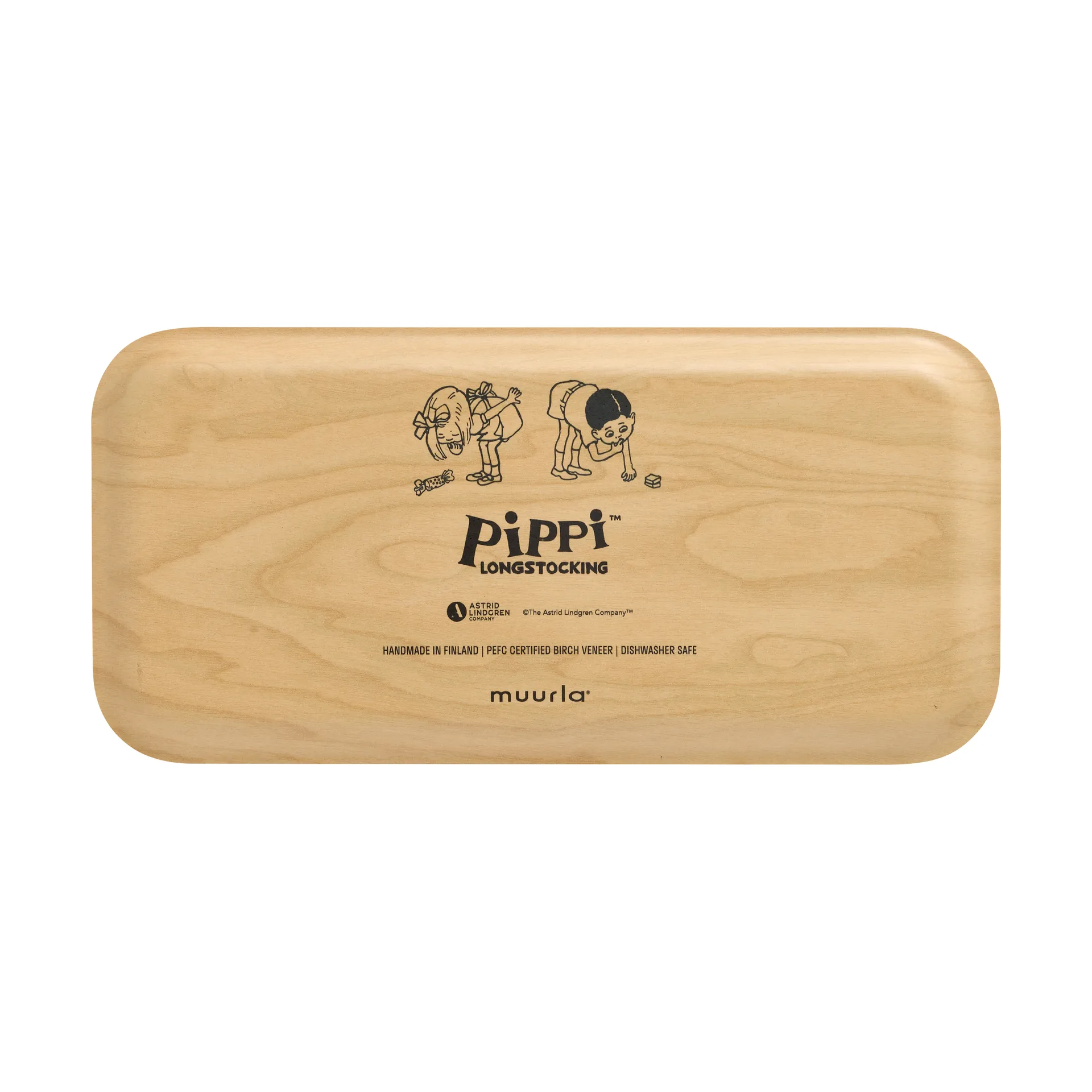 Pippi bricka 13x27 cm, Candy Muurla