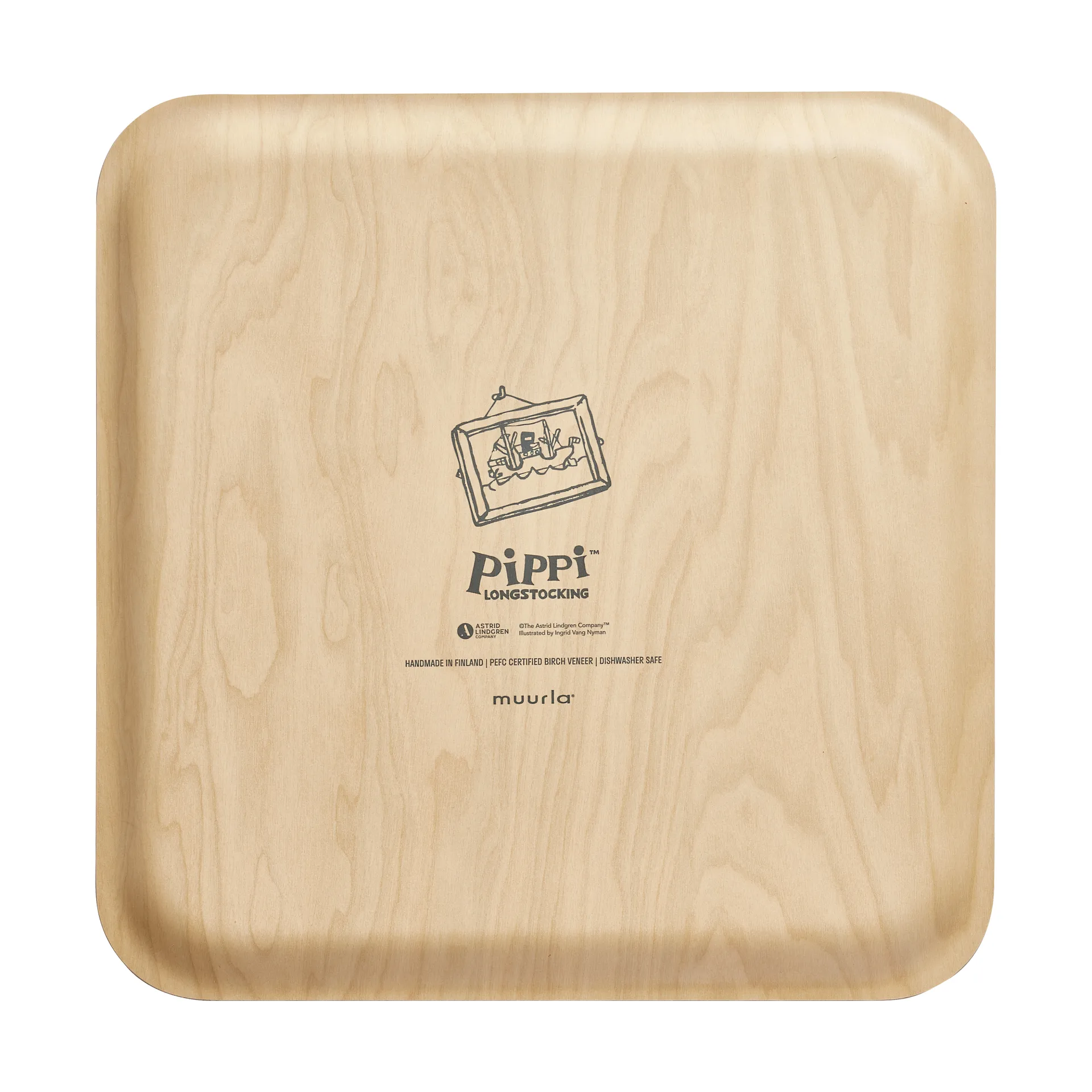 Pippi bricka 33x33 cm, Pancakes Muurla