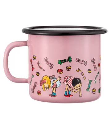 Pippi emaljmugg 2,5 dl - Candy - Muurla