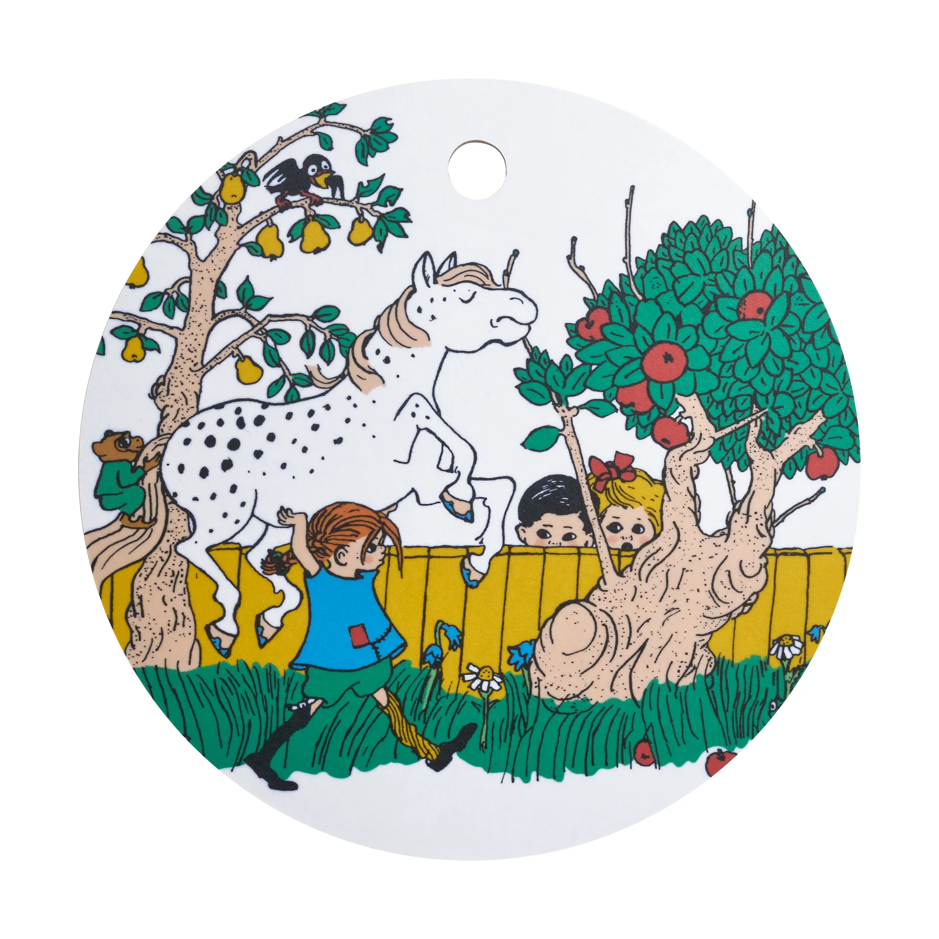 Pippi grytunderlägg Ø20 cm, The Way Home Muurla