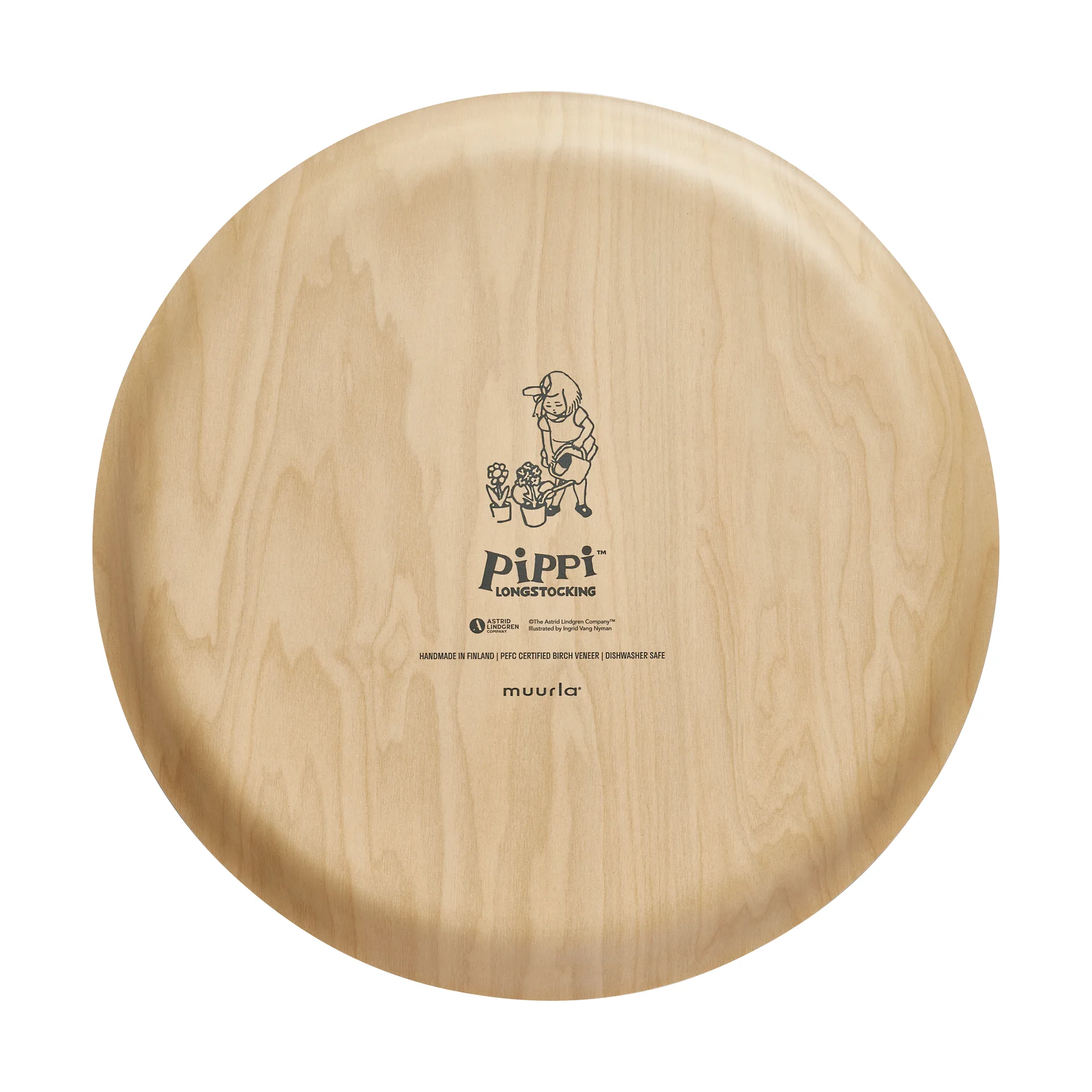 Pippi serveringsbricka Ø35 cm, Villa villekulla Muurla