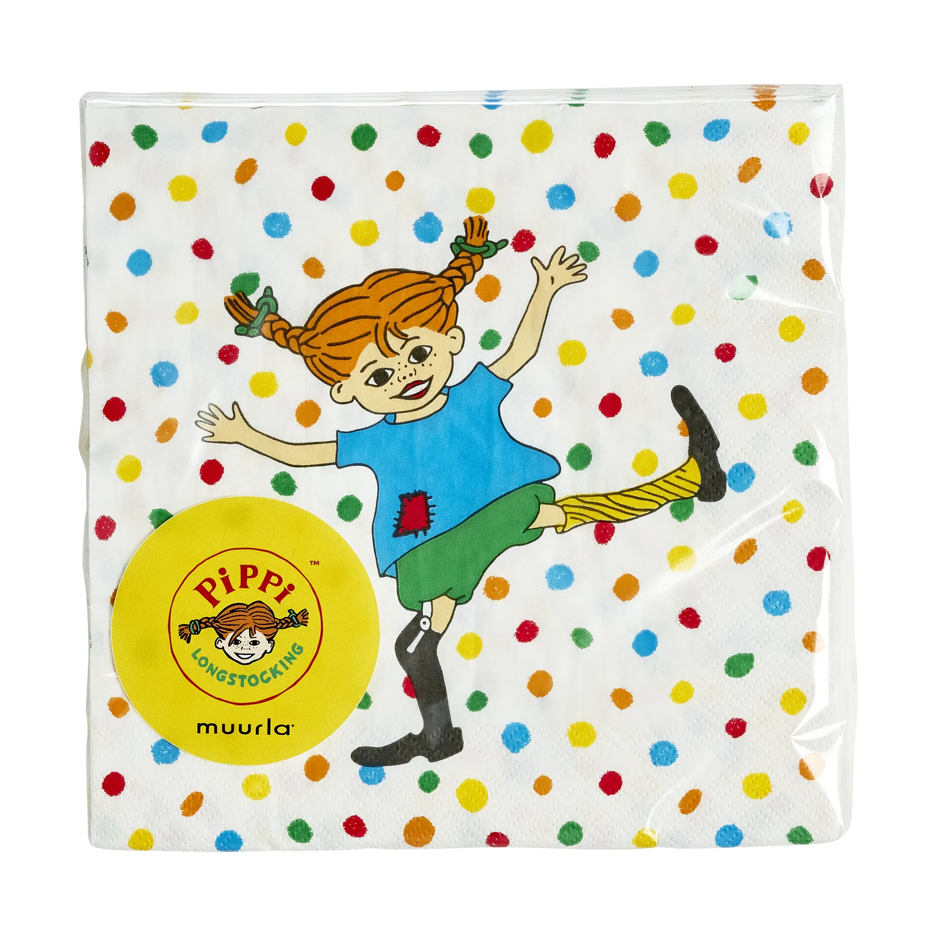 Pippi servetter 33x33 cm 20-pack, Hoppsansa Muurla