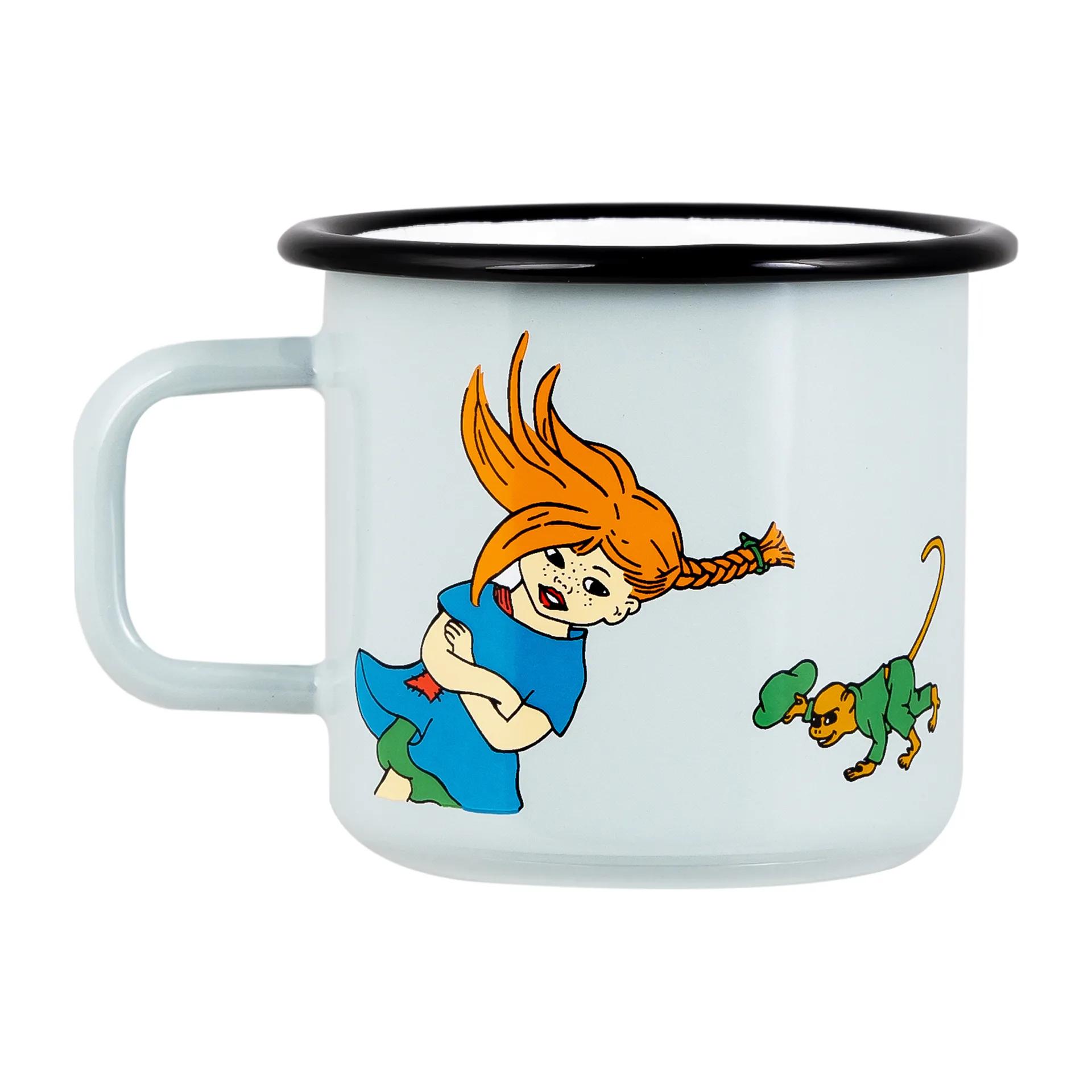 Pippi The Strongest Girl emaljmugg 37 cl, Multi Muurla