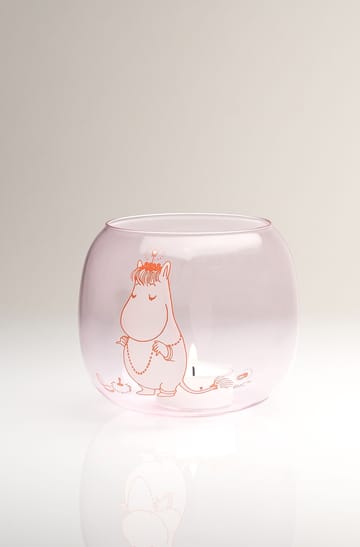 Snorkmaiden ljuslykta/skål Ø9 cm - Pink - Muurla