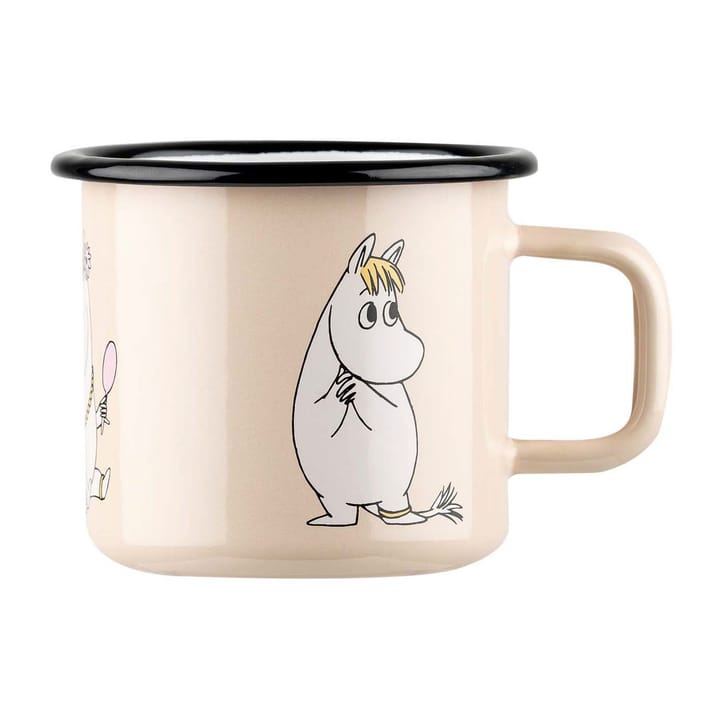 Snorkmaiden Retro emaljmugg 37 cl, Beige Muurla