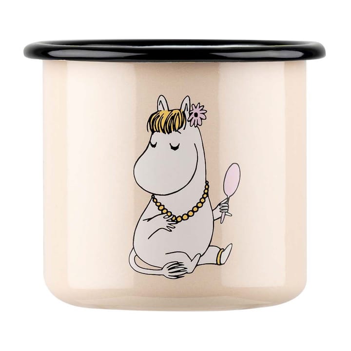 Snorkmaiden Retro emaljmugg 37 cl, Beige Muurla