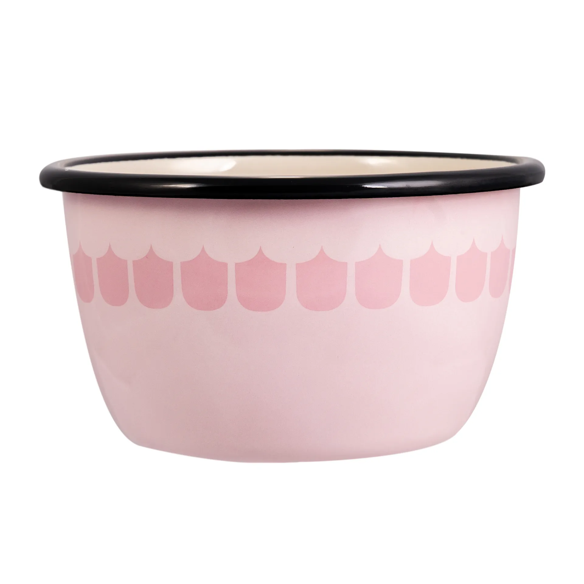 Vappu emaljskål 60 cl, Rosa Muurla