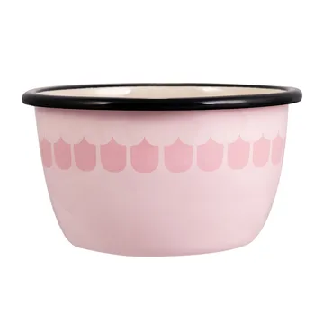 Vappu emaljskål 60 cl - Rosa - Muurla