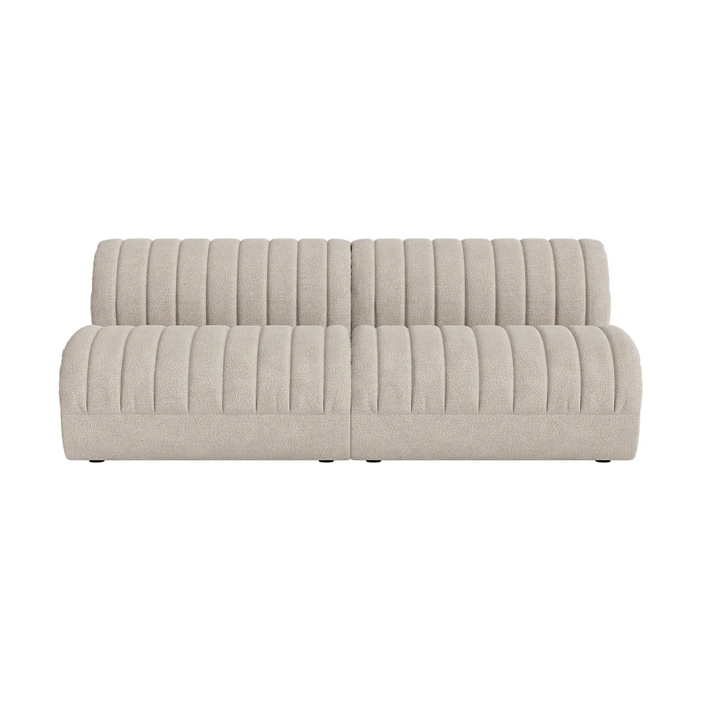 Coltre modulsoffa, Konfiguration 1, turf-sand, 2-sits Muuto Coltre modulsoffa, Konfiguration 1, turf-sand, 2-sits Muuto