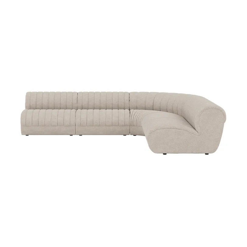 Coltre modulsoffa, Konfiguration 1, turf-sand, hörnsoffa Muuto Coltre modulsoffa, Konfiguration 1, turf-sand, hörnsoffa Muuto