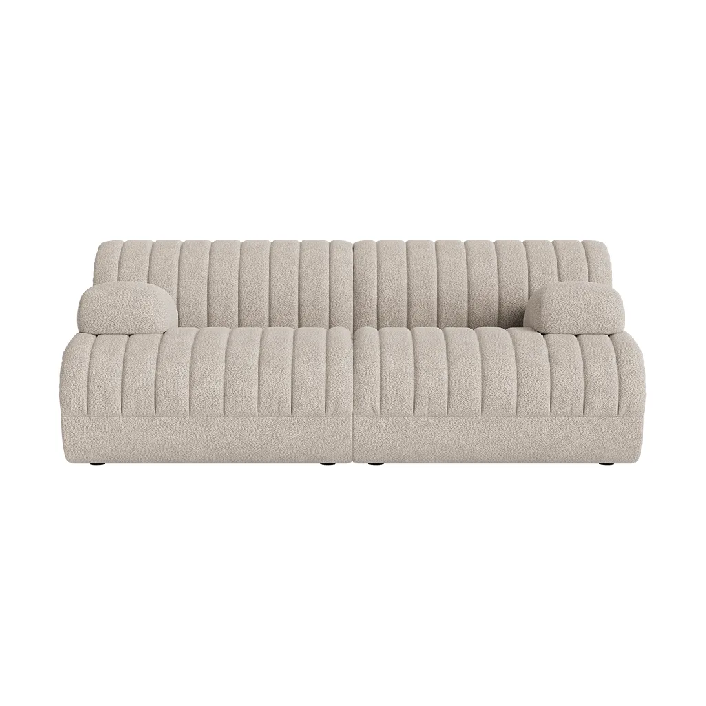 Coltre modulsoffa, Konfiguration 2, turf-sand, 2-sits Muuto Coltre modulsoffa, Konfiguration 2, turf-sand, 2-sits Muuto
