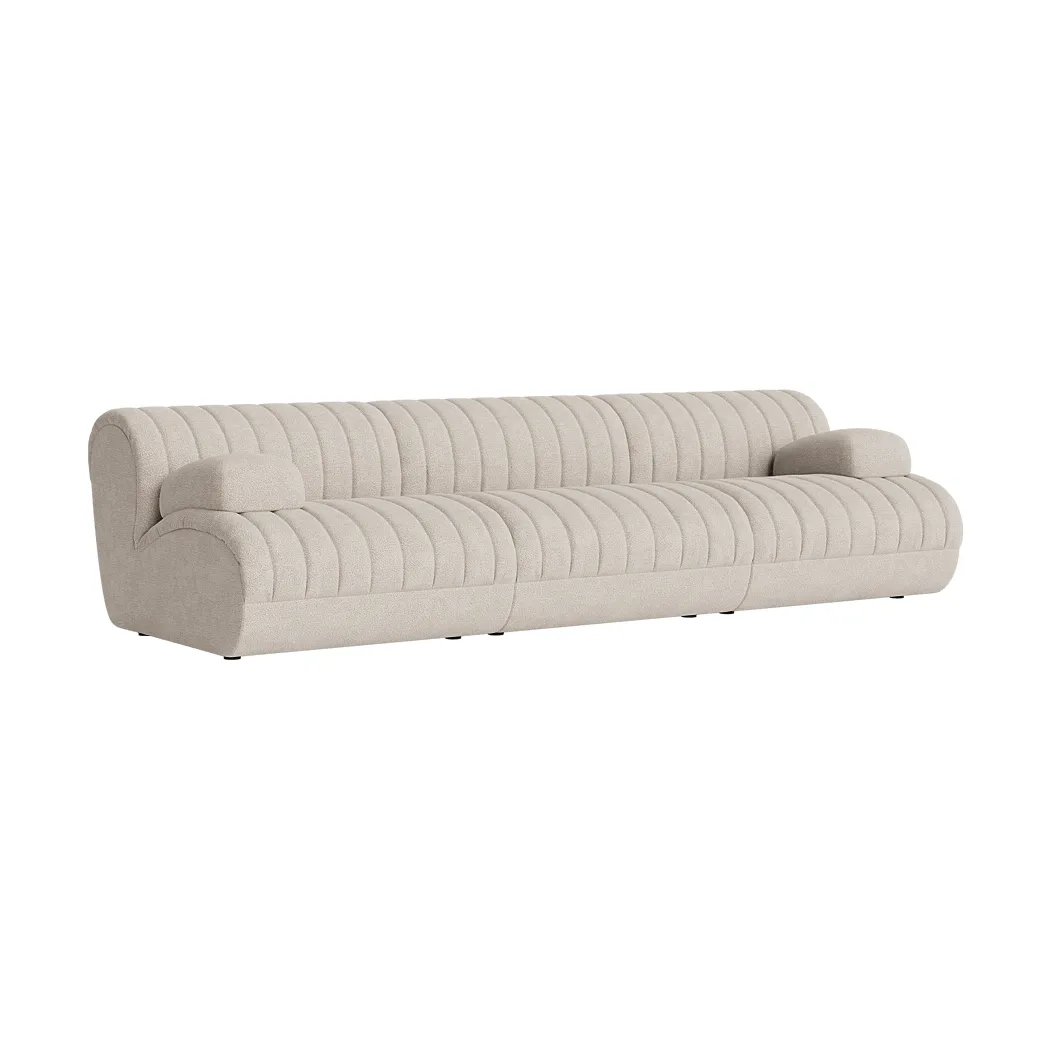 Coltre modulsoffa, Konfiguration 2, turf-sand, 3-sits Muuto Coltre modulsoffa, Konfiguration 2, turf-sand, 3-sits Muuto