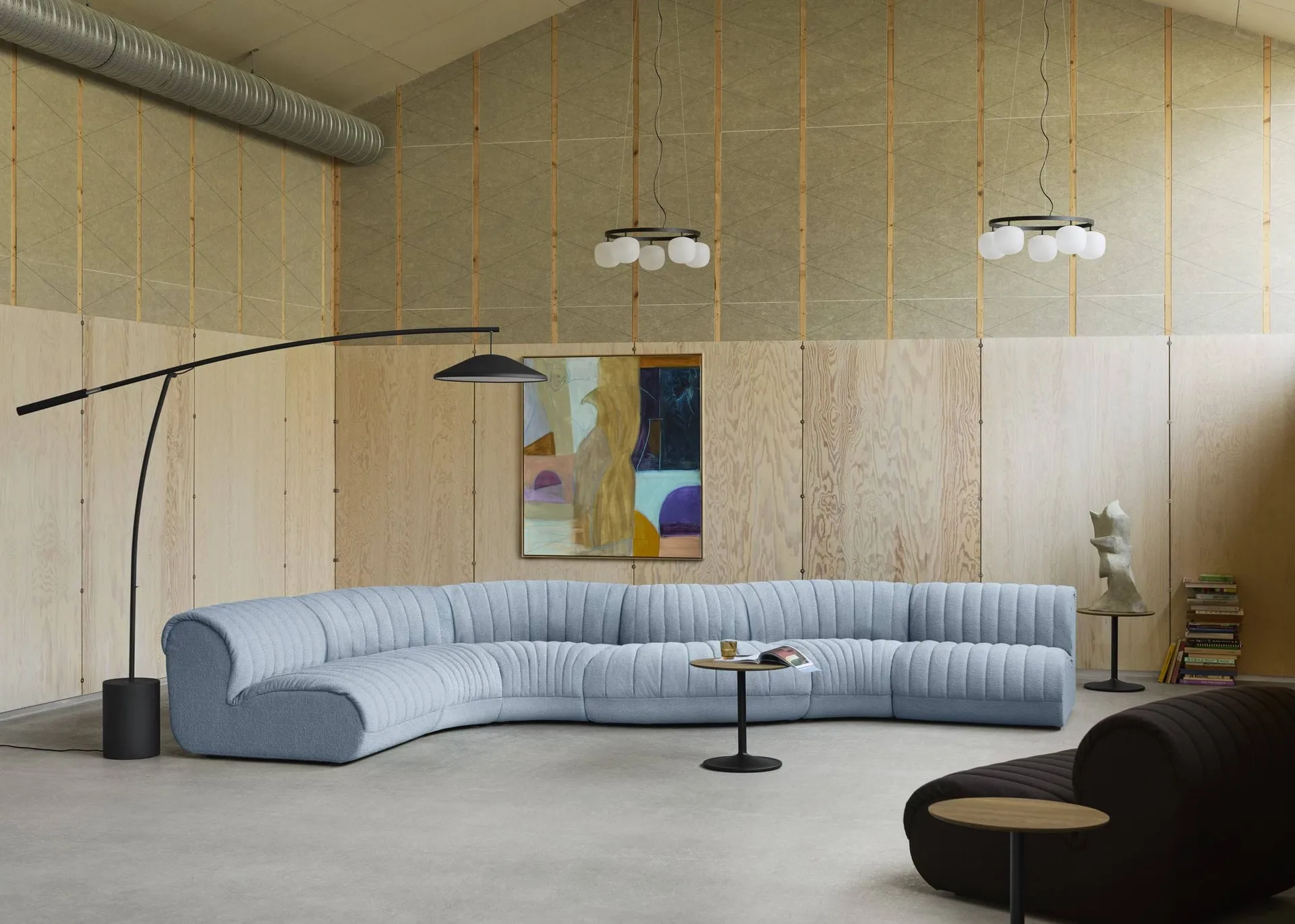 Coltre modulsoffa, Konfiguration 2, turf-sand, 3-sits Muuto Coltre modulsoffa, Konfiguration 2, turf-sand, 3-sits Muuto