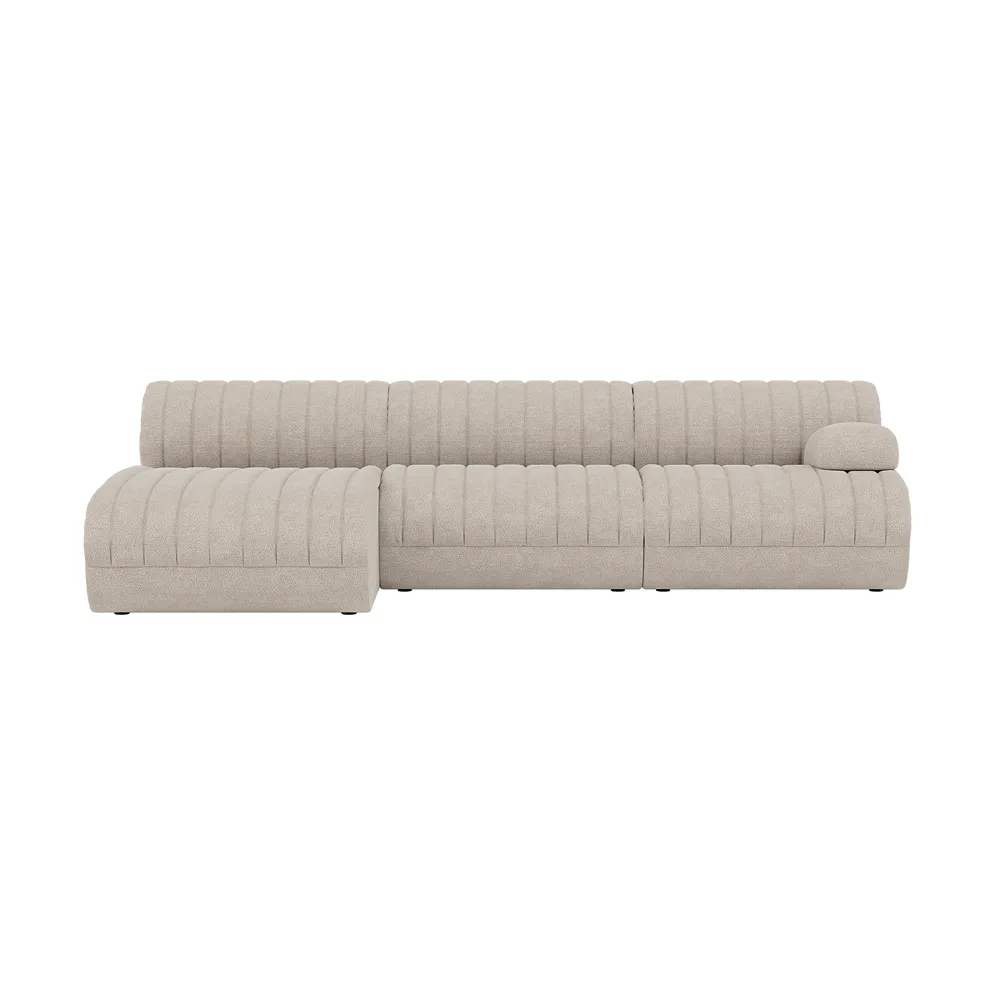 Coltre modulsoffa, Konfiguration 3, turf-sand, 3-sits Muuto Coltre modulsoffa, Konfiguration 3, turf-sand, 3-sits Muuto