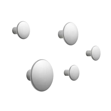 Läs mer om Muuto Dots Metal 5-pack Aluminum