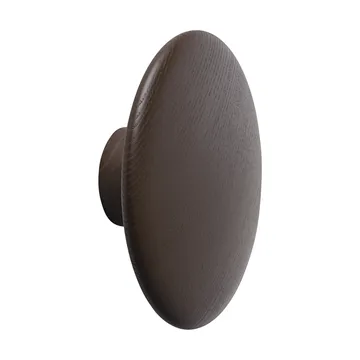 Dots Wood klädkrok - Brown red, Ø13 cm - Muuto
