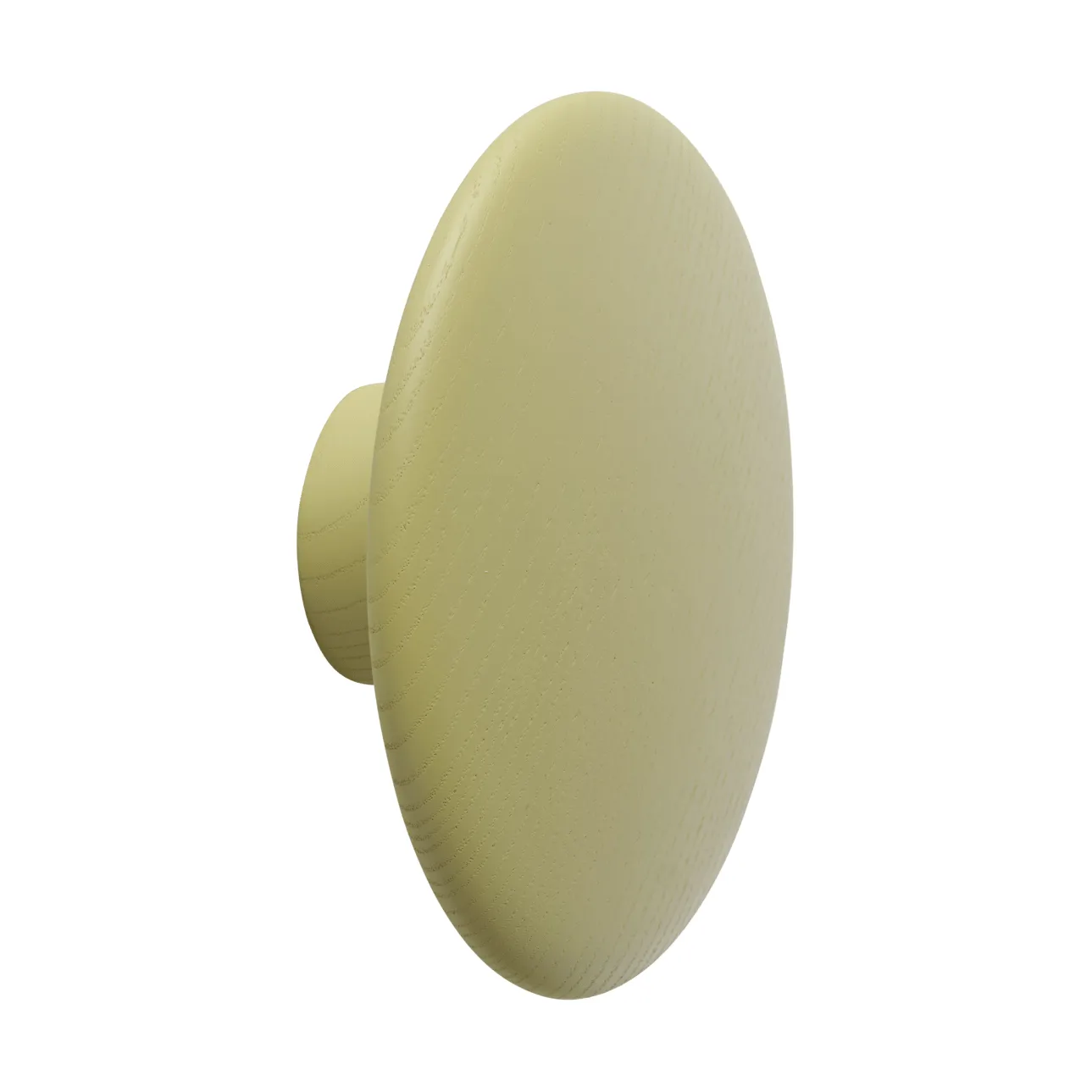 Dots Wood klädkrok, Light olive, Ø13 cm Muuto Dots Wood klädkrok, Light olive, Ø13 cm Muuto